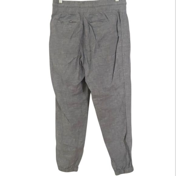 Athleta Blue Chambray Cabo Linen Jogger Pants Size 4 Style#: 530642 - Picture 4 of 11